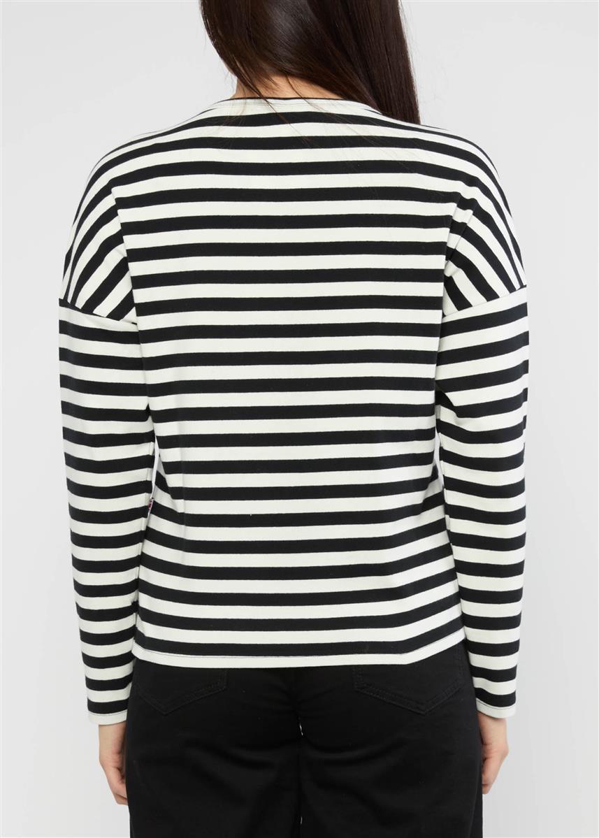 Longsleeve Stereo Rainbow Crew