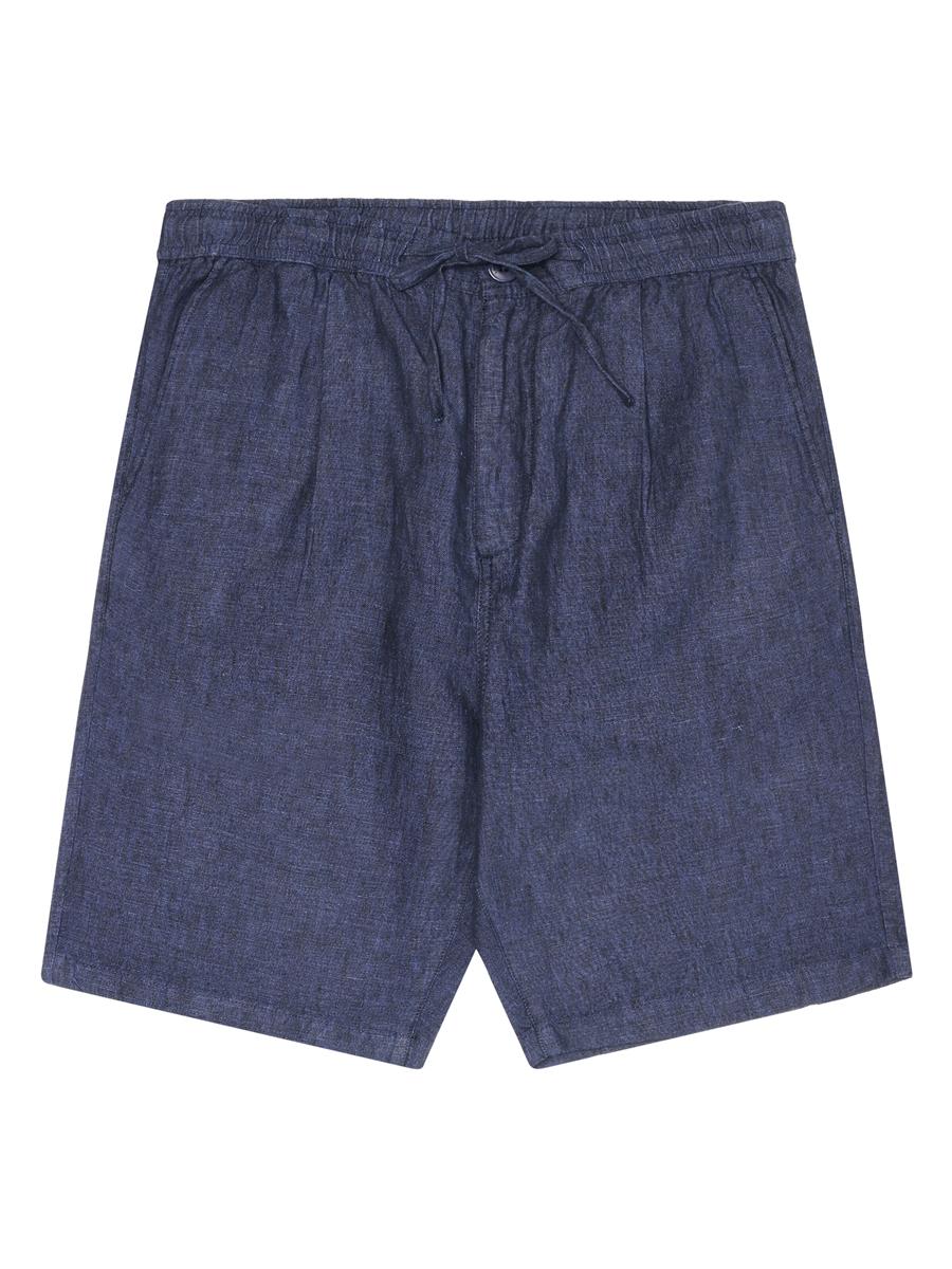 Fig Loose Linen Shorts