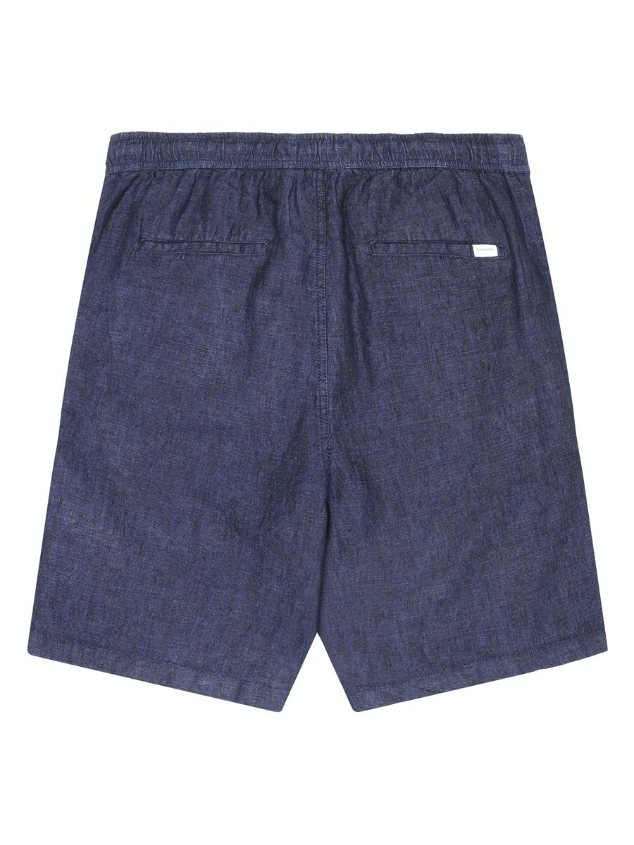 Fig Loose Linen Shorts
