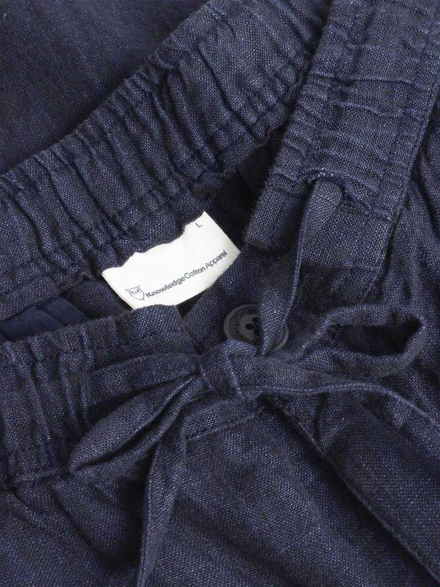 Fig Loose Linen Shorts