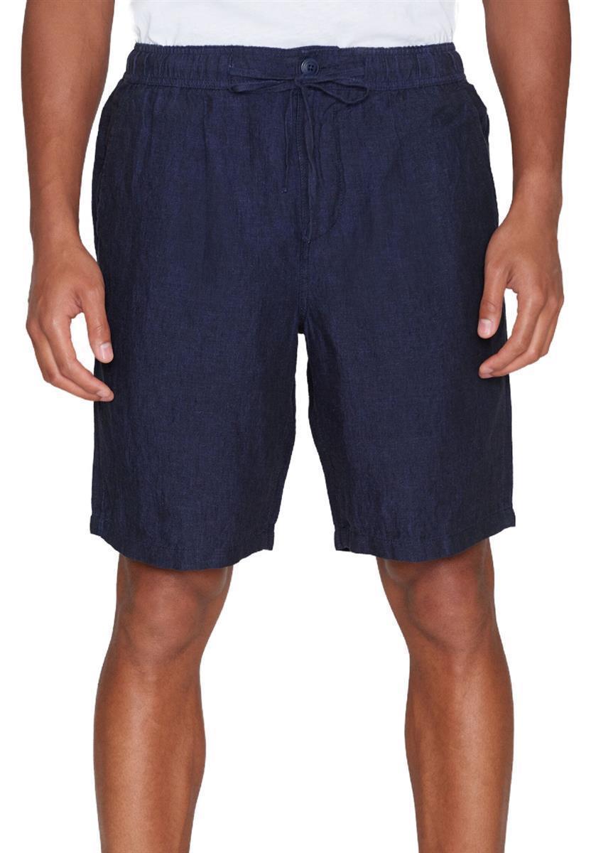 Fig Loose Linen Shorts