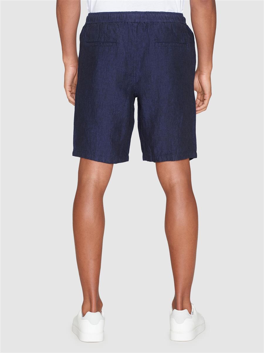 Fig Loose Linen Shorts