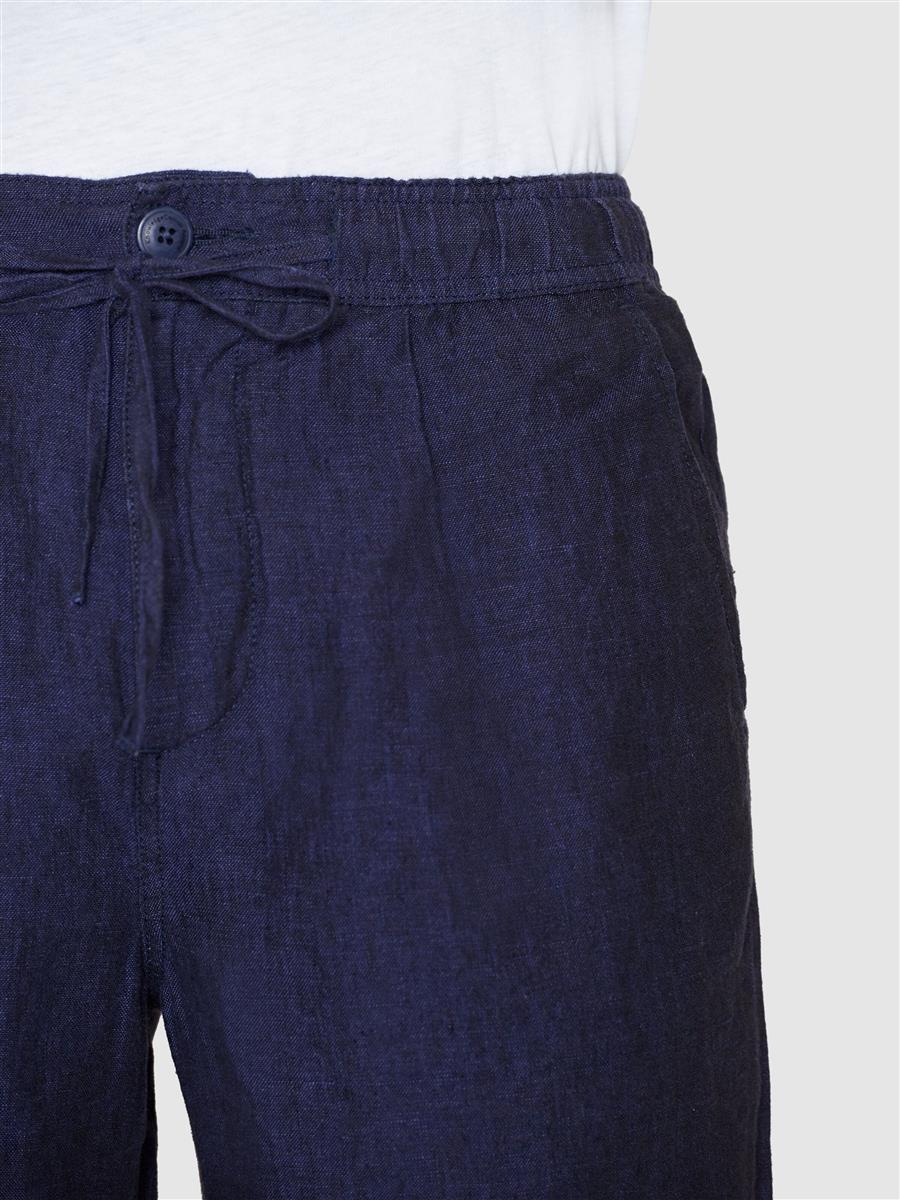 Fig Loose Linen Shorts
