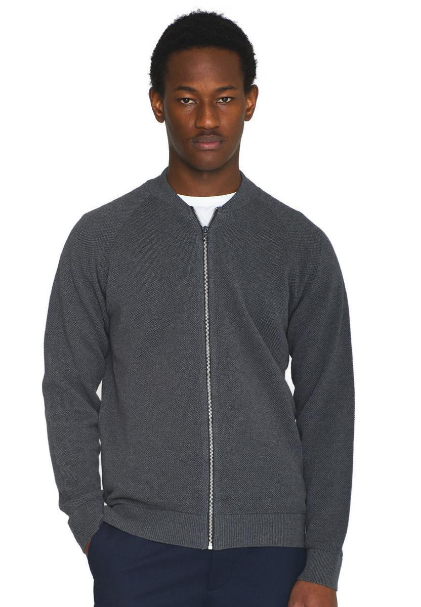 Knitted Zip Cardigan