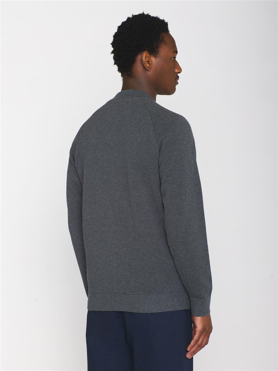 Knitted Zip Cardigan
