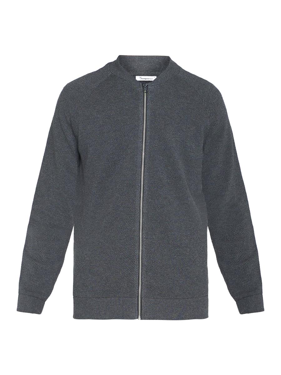 Knitted Zip Cardigan