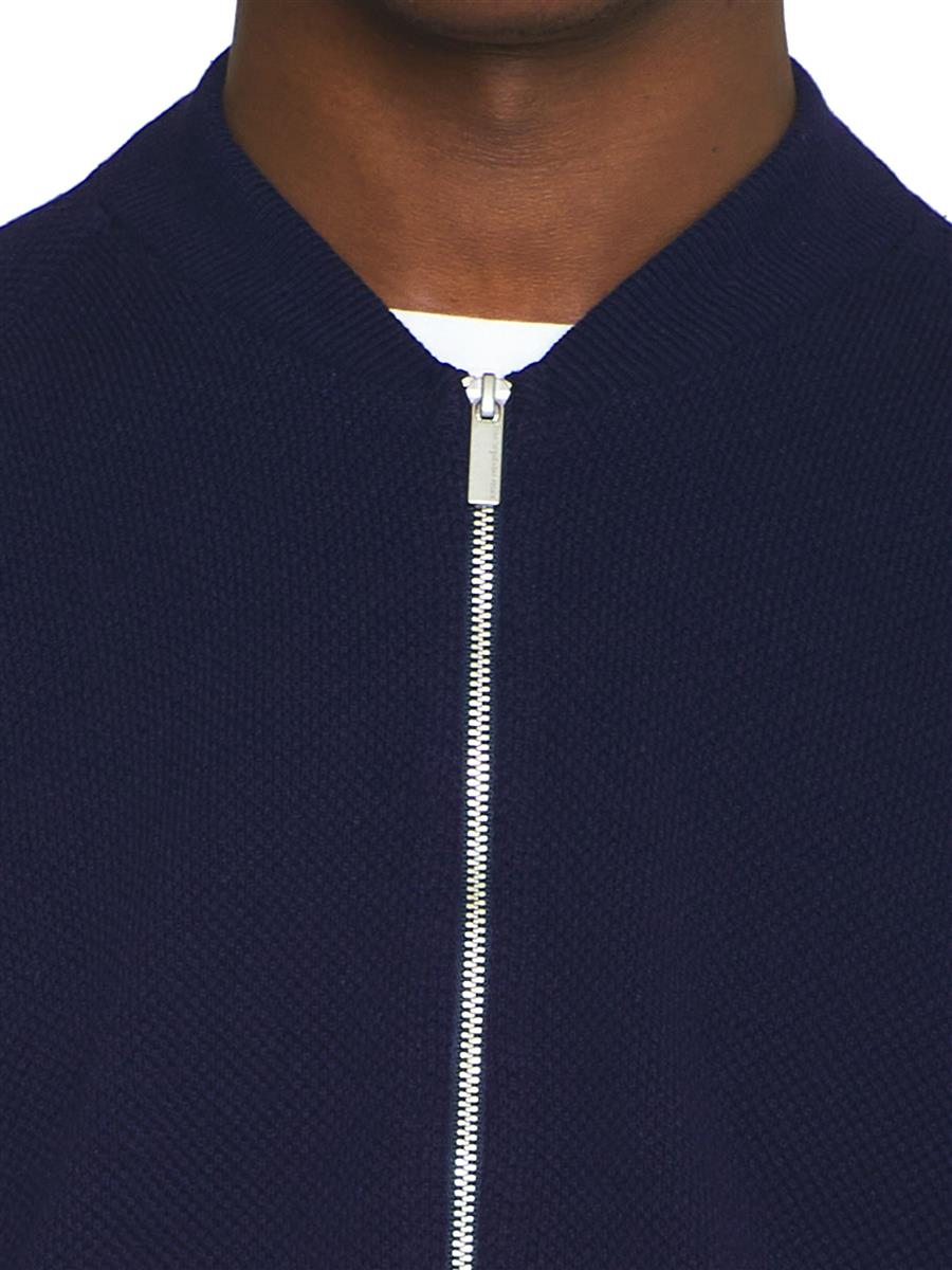 Knitted Zip Cardigan