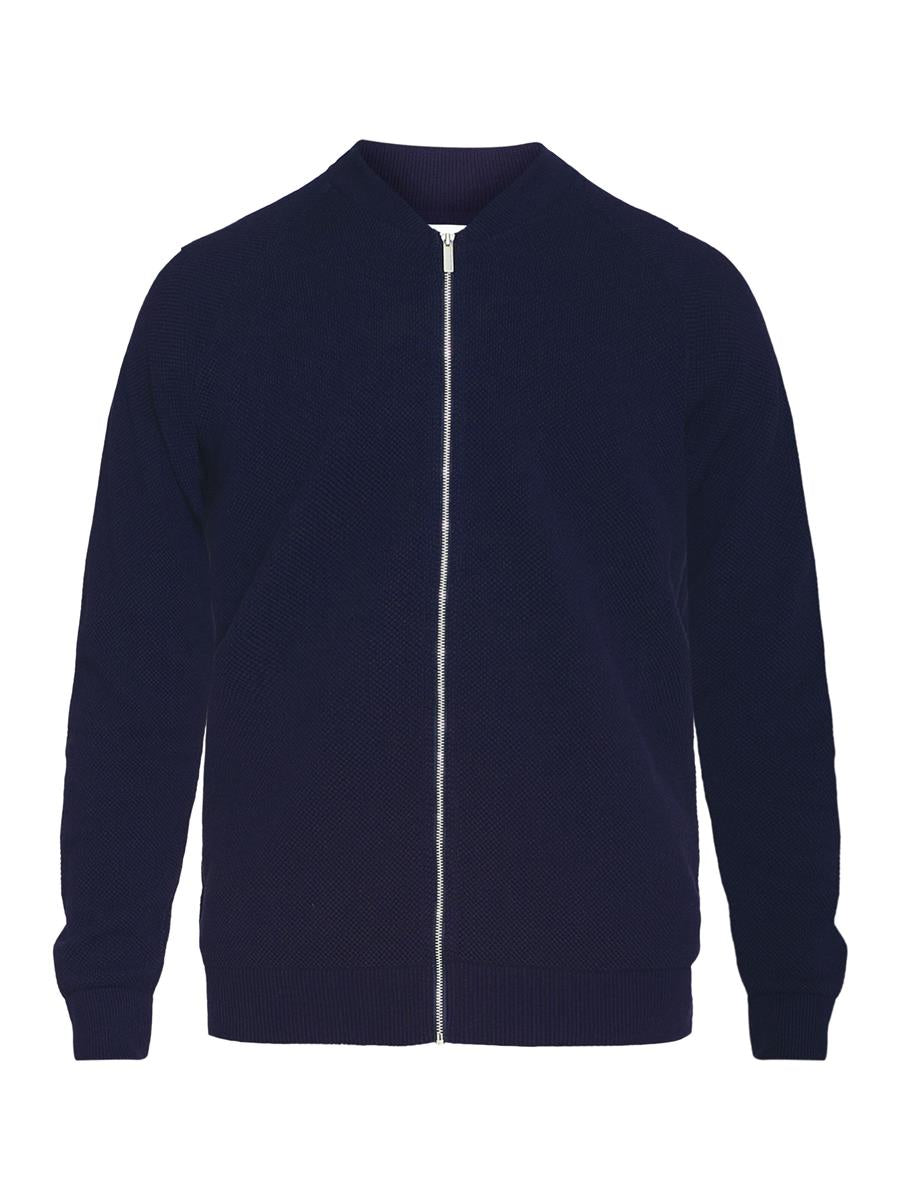Knitted Zip Cardigan