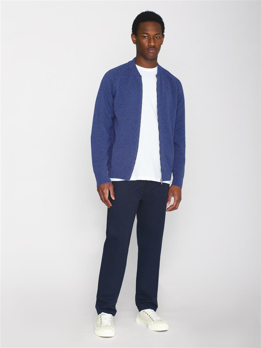 Knitted Zip Cardigan