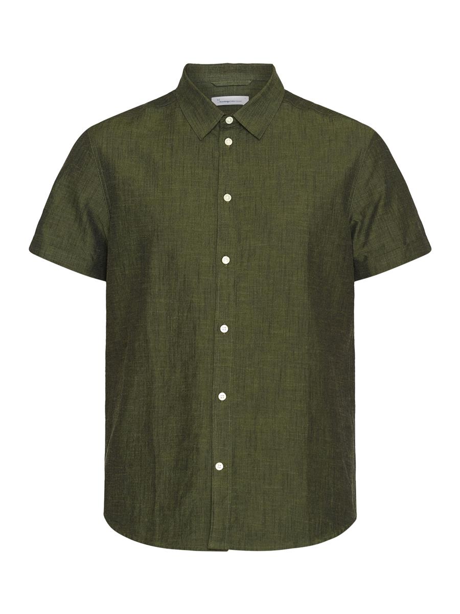 Regular Linen Short Sleeve Shirt