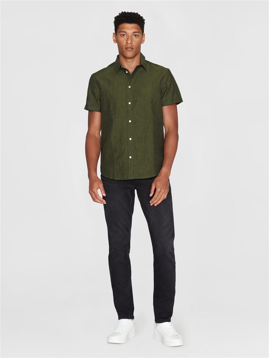 Regular Linen Short Sleeve Shirt