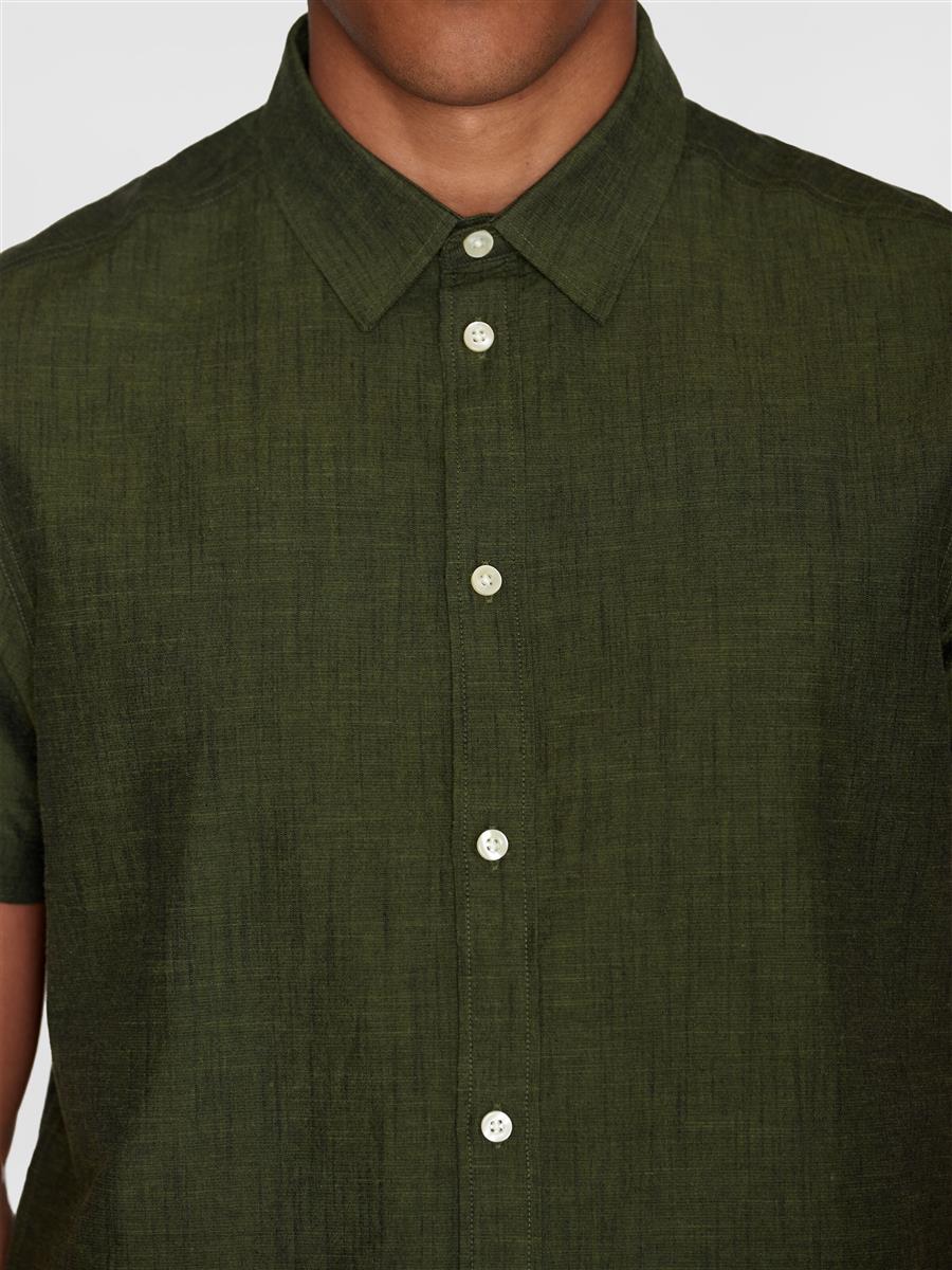 Regular Linen Short Sleeve Shirt