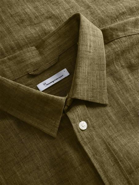 Regular Linen Short Sleeve Shirt