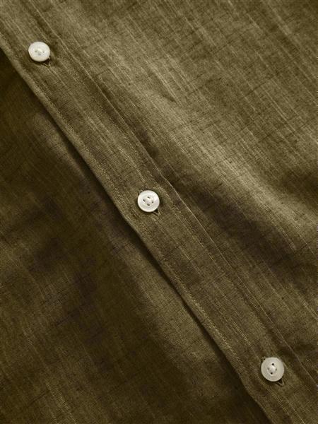 Regular Linen Short Sleeve Shirt