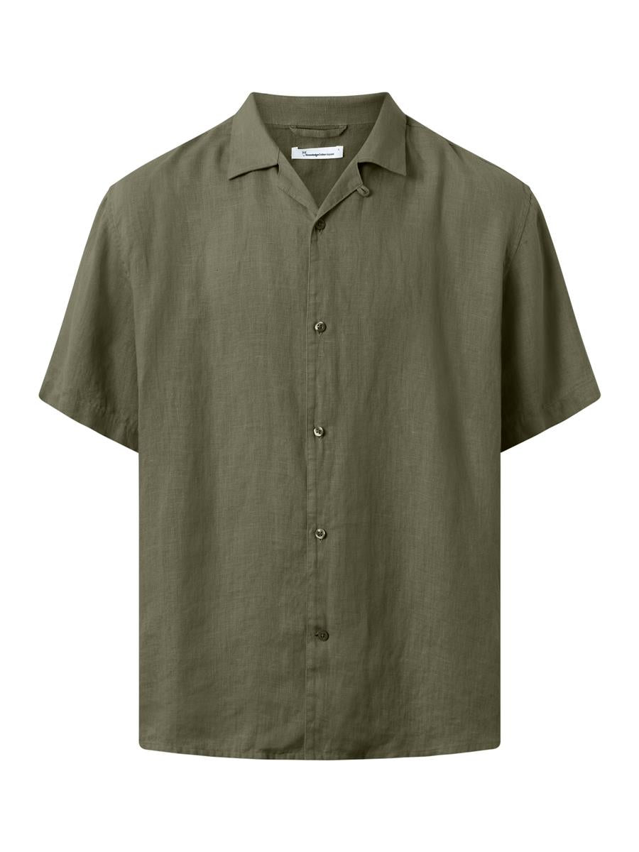 Box Short Sleeve Linen Shirt