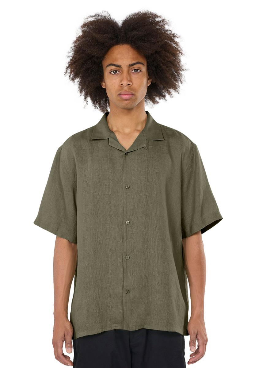Box Short Sleeve Linen Shirt