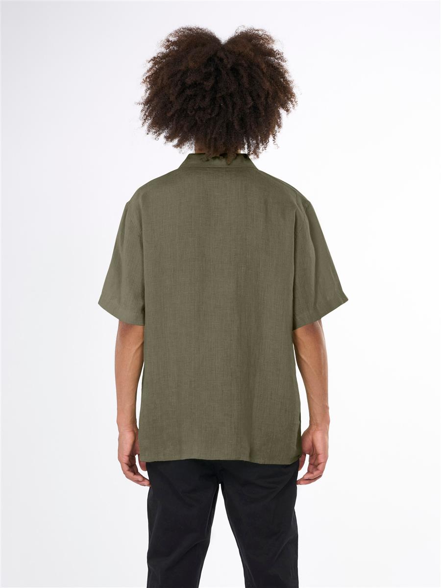 Box Short Sleeve Linen Shirt