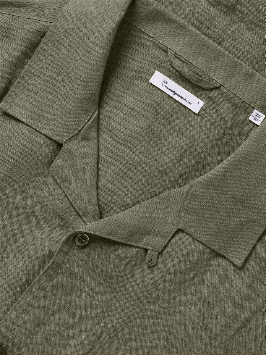 Box Short Sleeve Linen Shirt