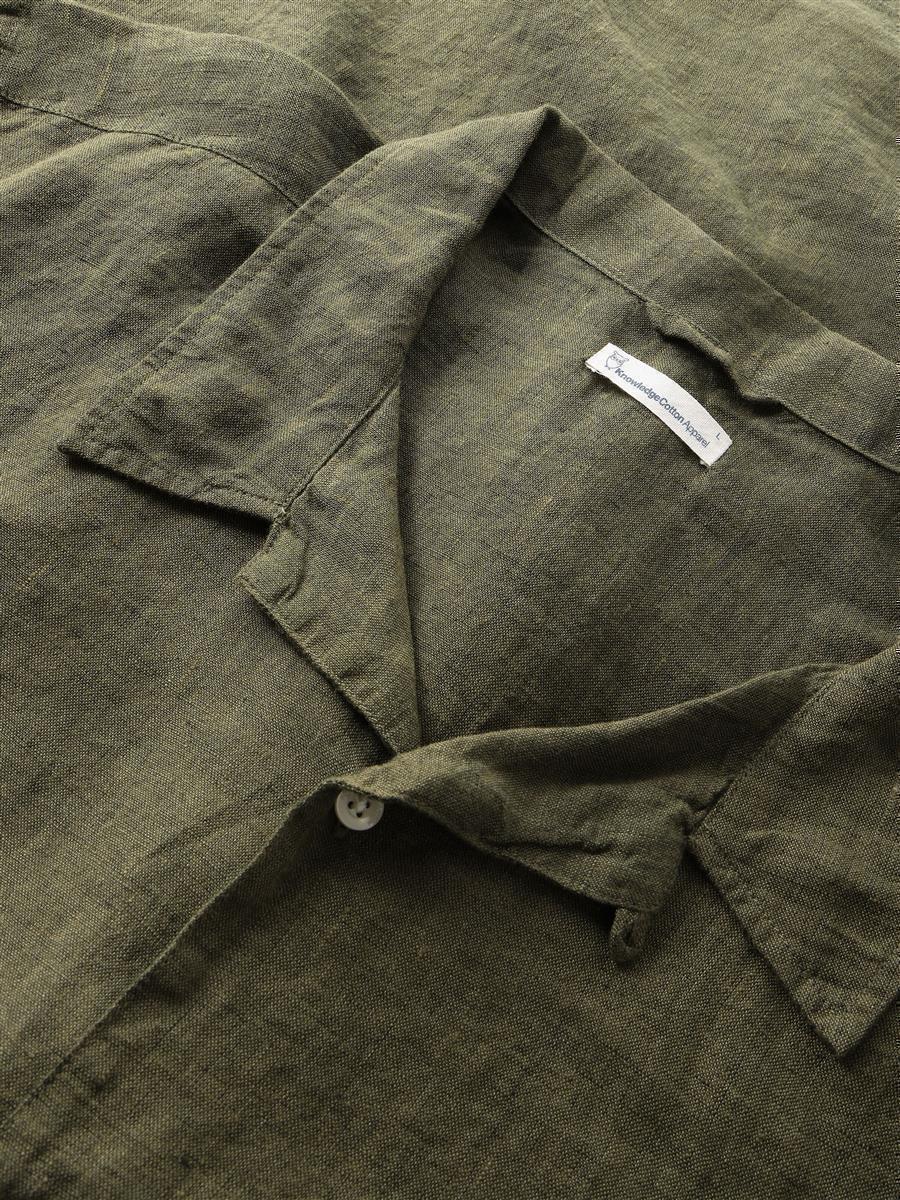 Box Short Sleeve Linen Shirt
