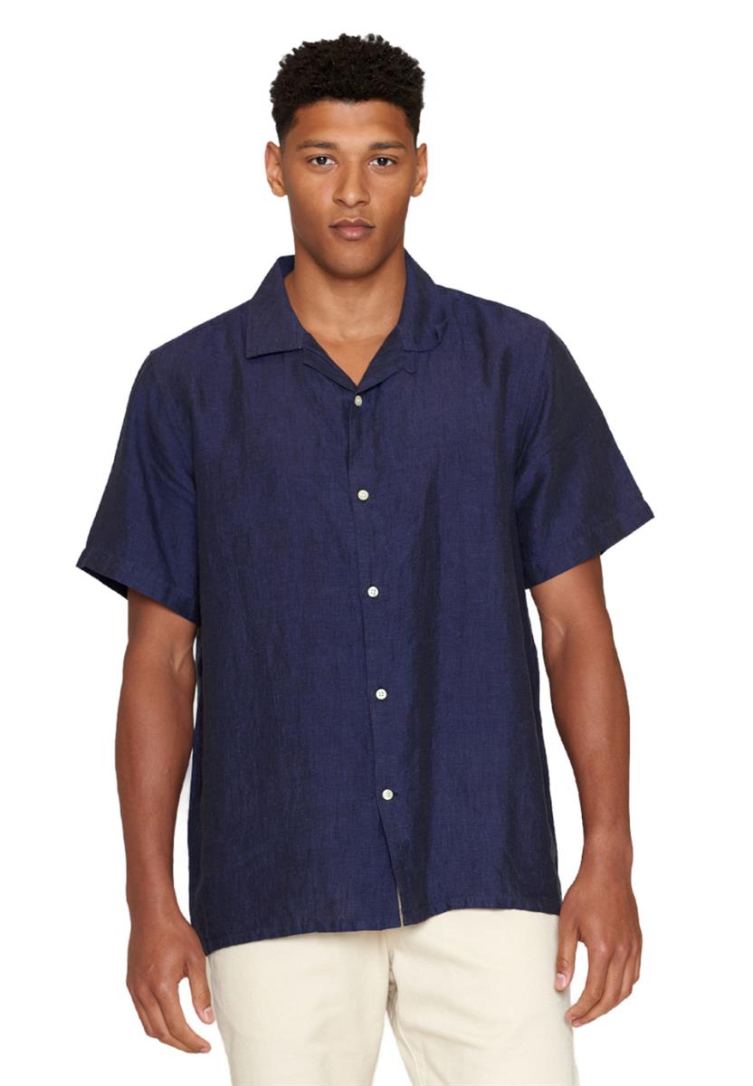 Box Short Sleeve Linen Shirt