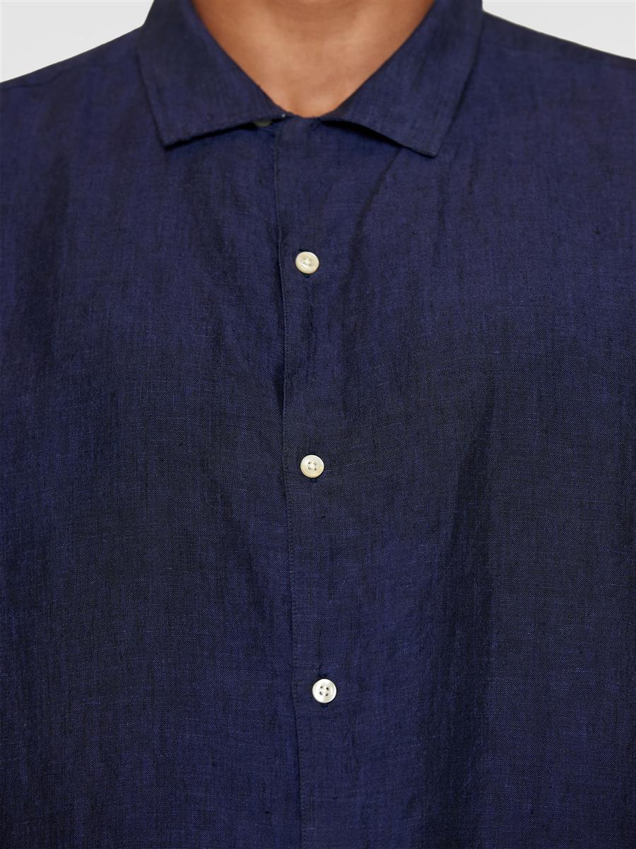 Box Short Sleeve Linen Shirt