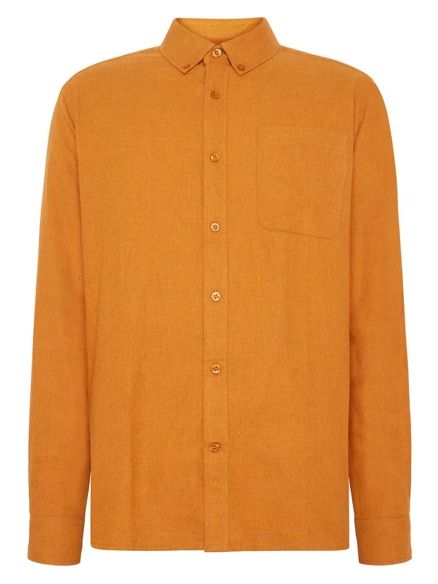 Regular Fit Melangé Flannel Shirt