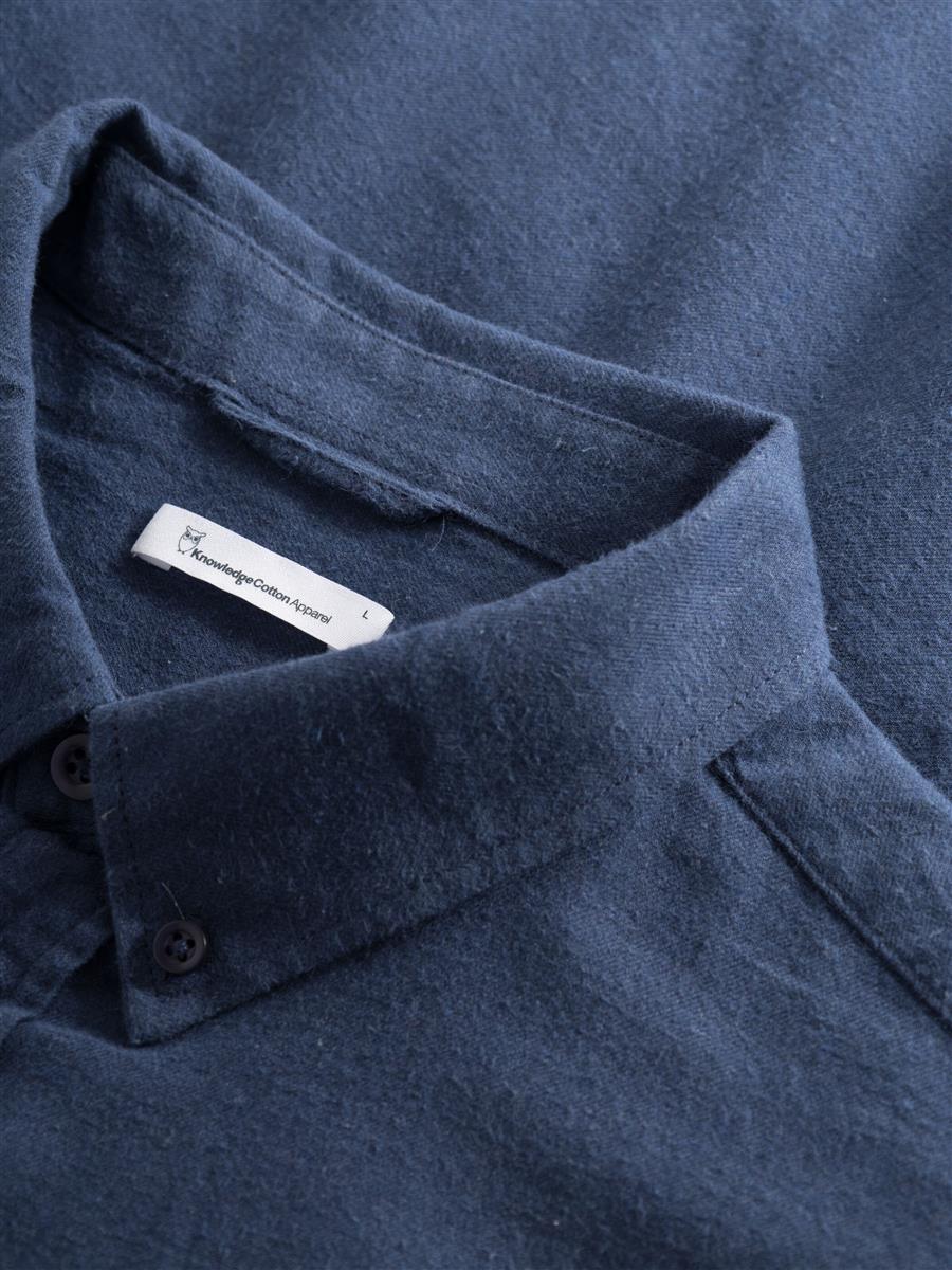 Regular Fit Melangé Flannel Shirt