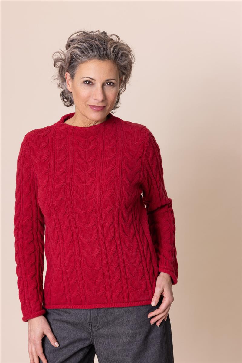 Zopf-Pullover - Marlowe nature