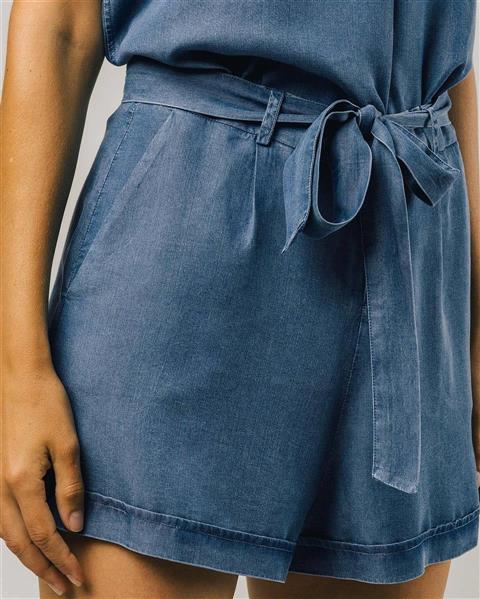Indigo Belted Short