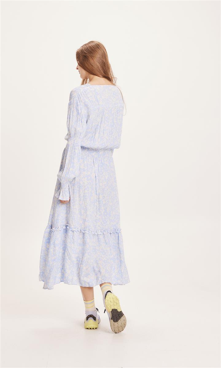 Fleur Lenzing™ Ecovero™ Smock Maxi Flower Dress