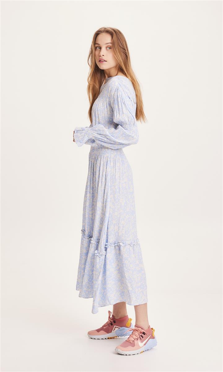 Fleur Lenzing™ Ecovero™ Smock Maxi Flower Dress