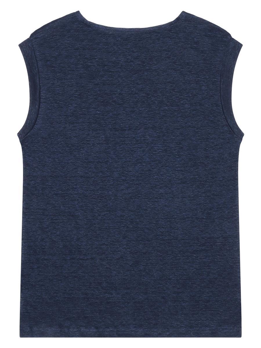 Loose Fold Up Linen T-Shirt