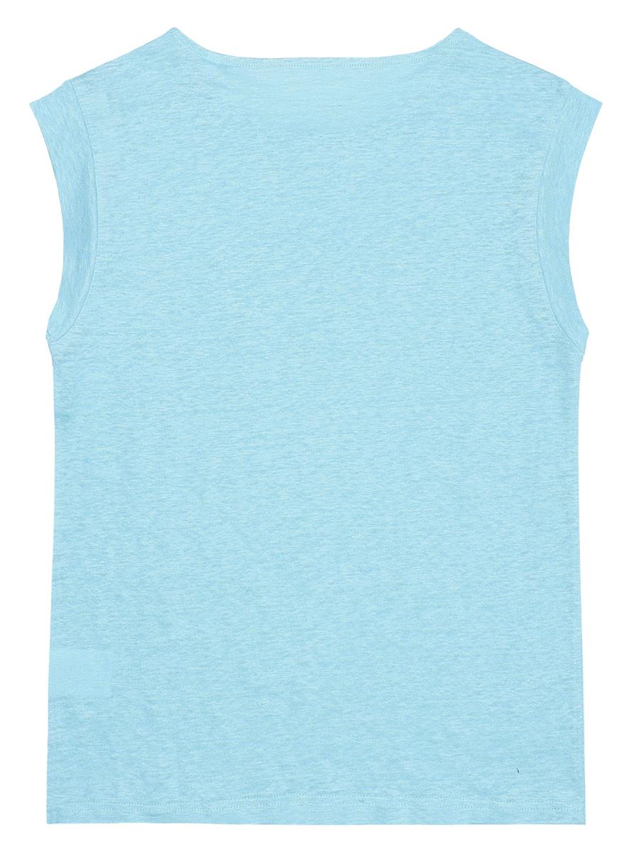 Loose Fold Up Linen T-Shirt