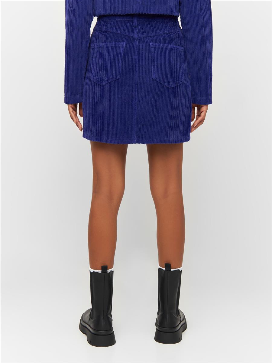 Irregular Corduroy Skirt