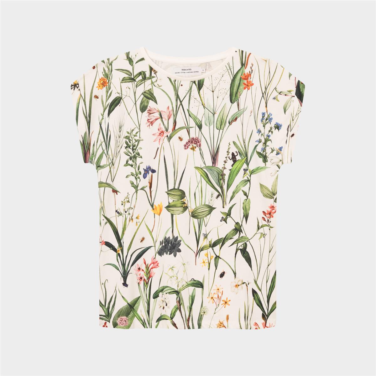 T-Shirt Visby Flower Field whisper