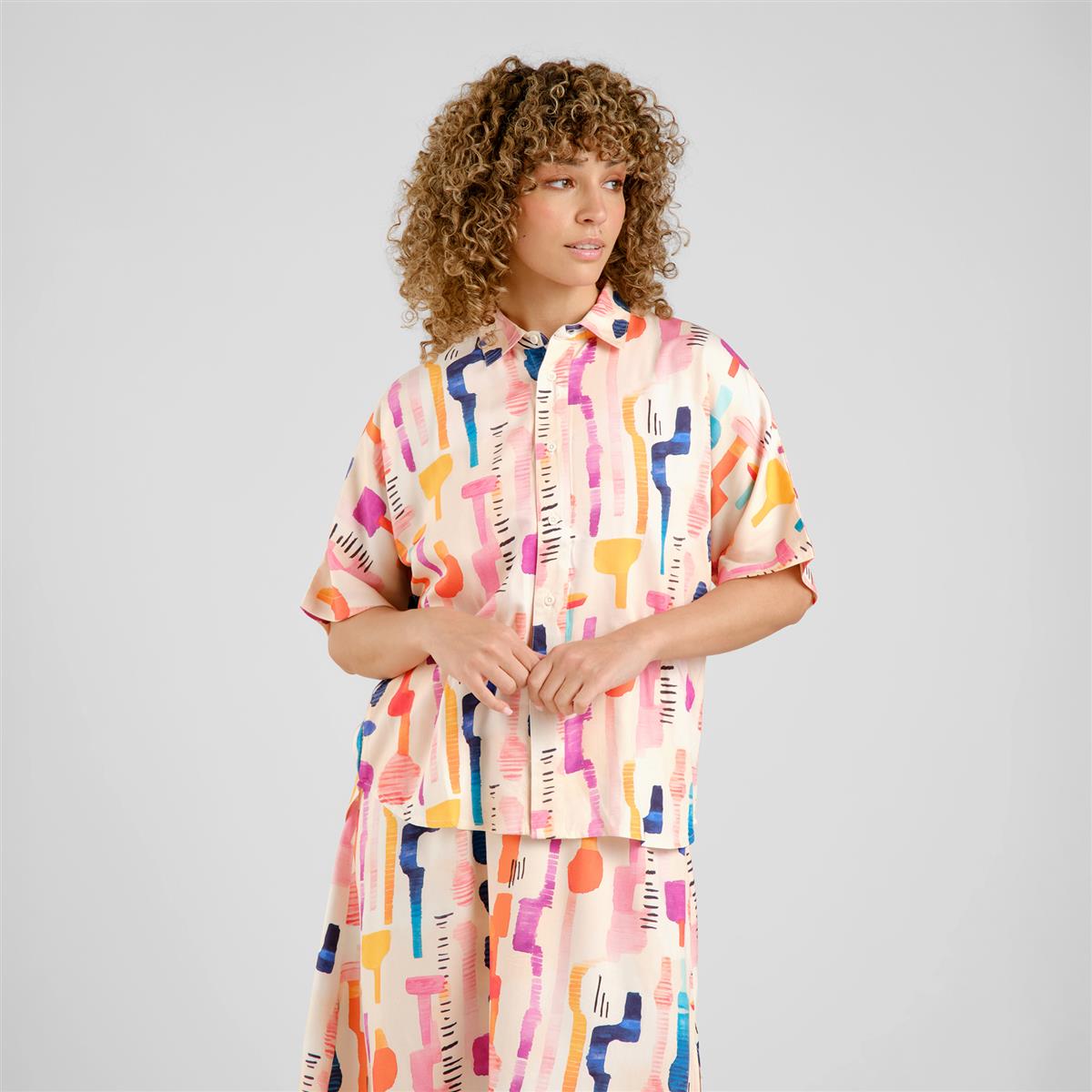Shirt Alsvik Summer Abstract