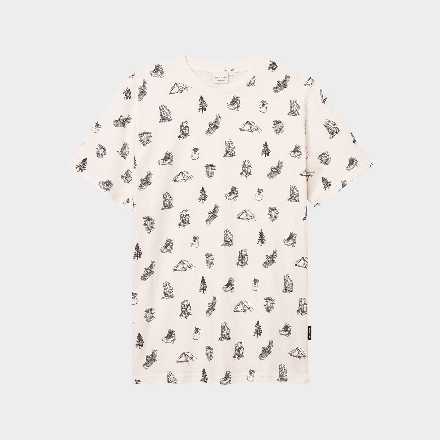 T-Shirt Stockholm Go Outside Aop Off-White
