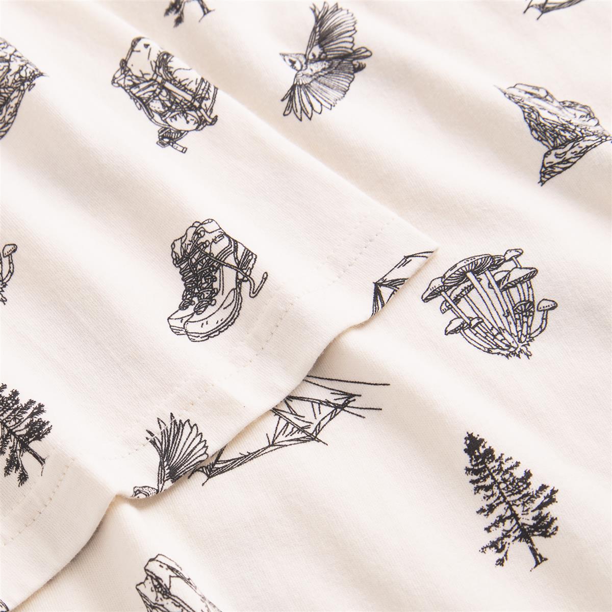 T-Shirt Stockholm Go Outside Aop Off-White