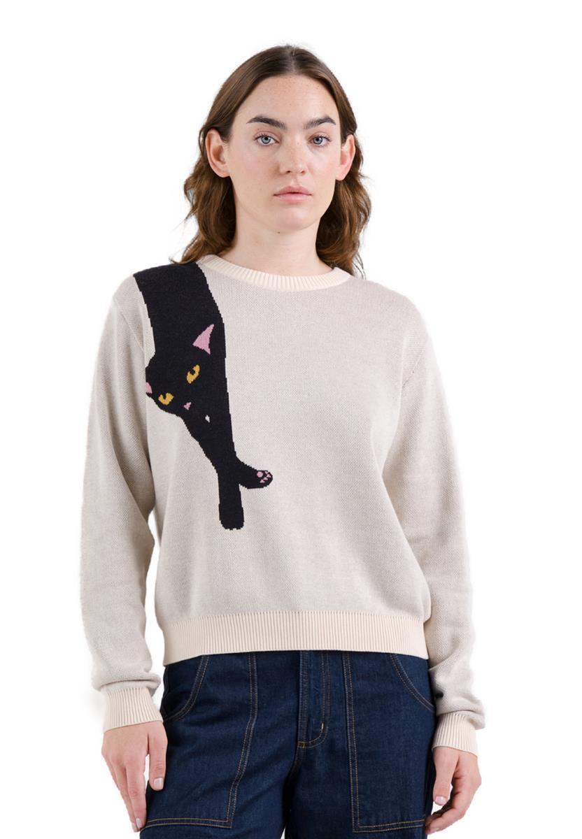 Sweater Arendal Long Cat Vanilla White