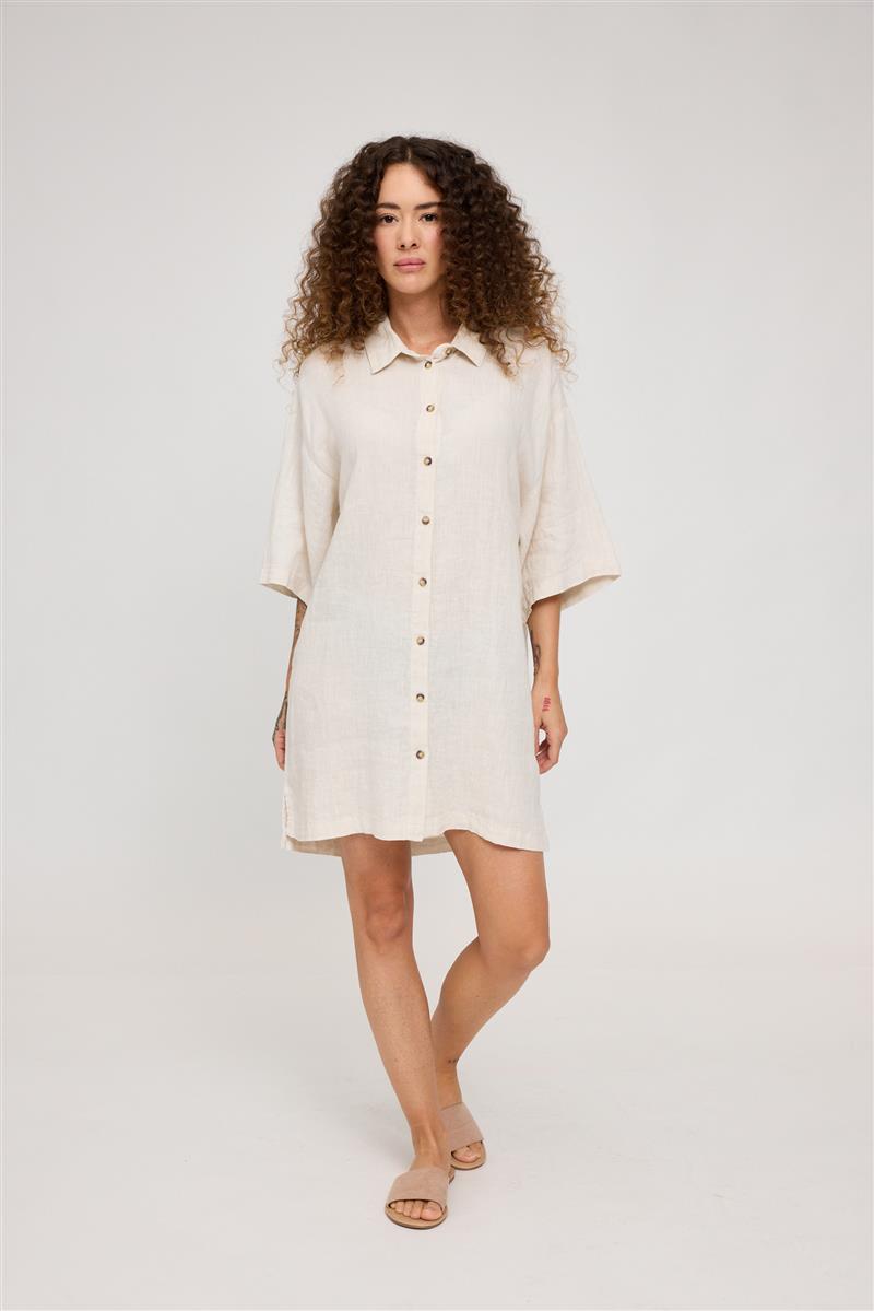 Linen Shirt Dress