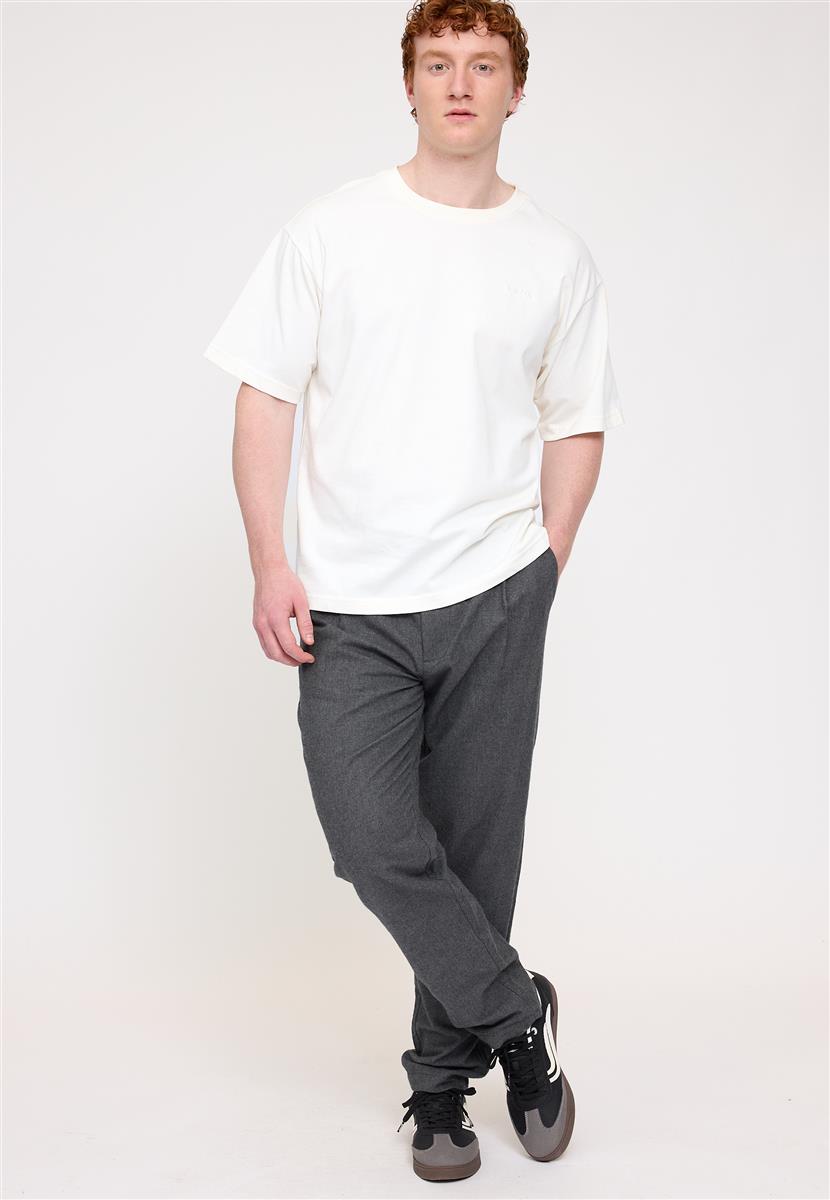 Tapered Flannel Pants