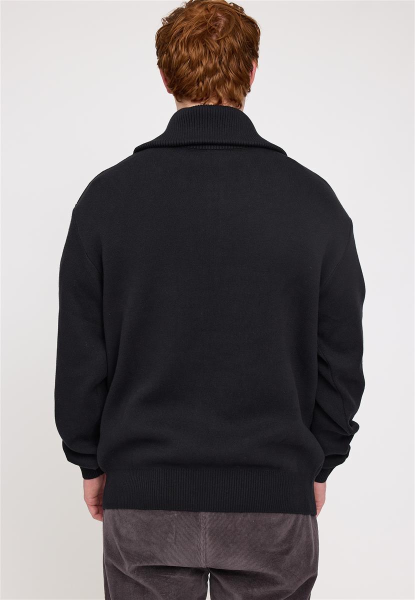 Jacquard Knit Troyer