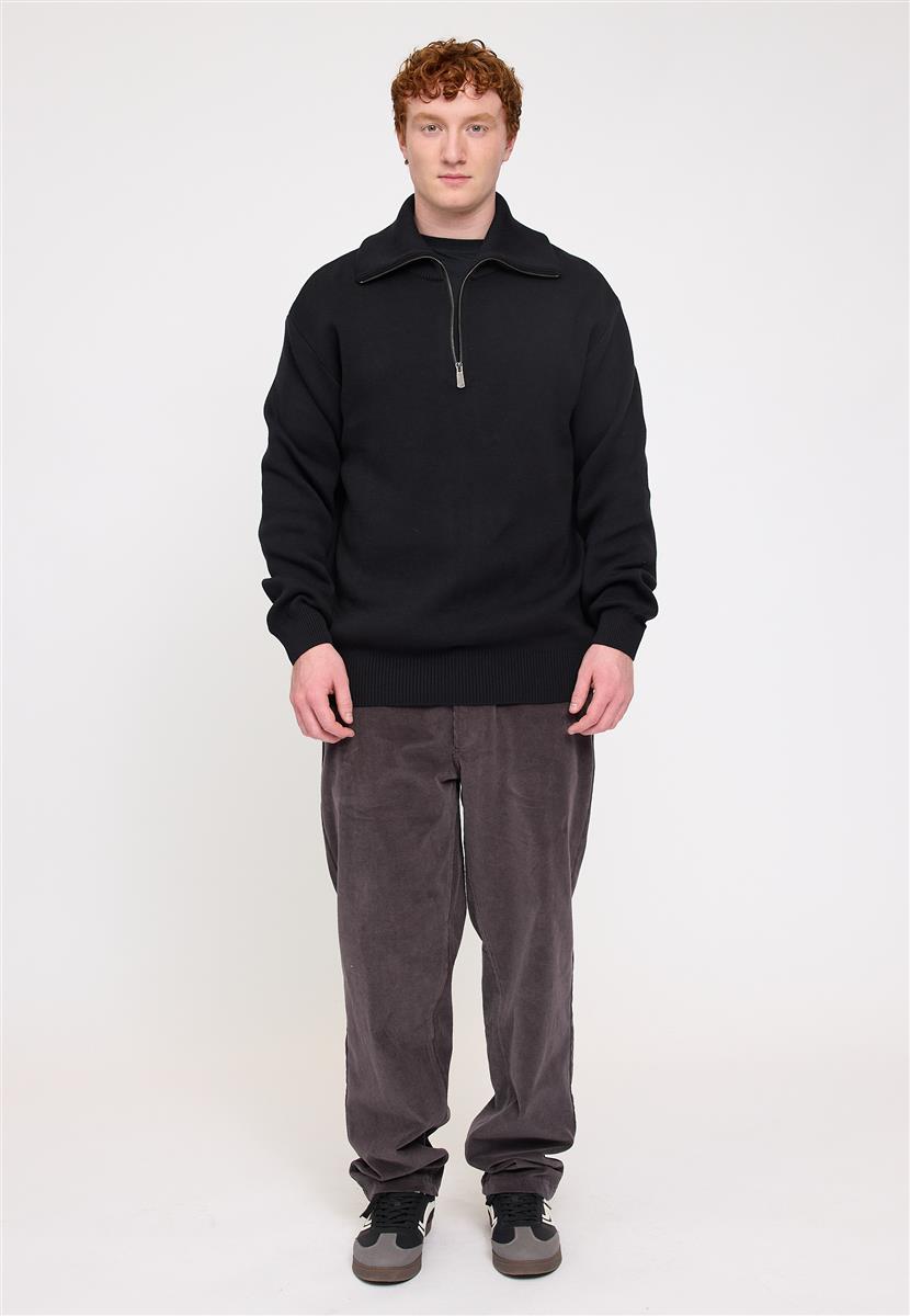Jacquard Knit Troyer