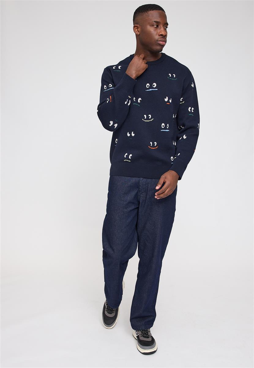 Feelings Jacquard Knit Jumper
