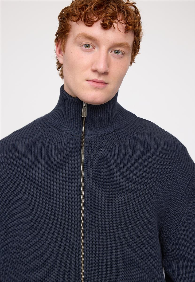 Knit Zip Cardigan
