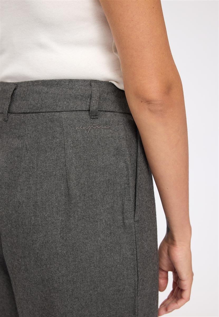 Pleated Flannel Pants