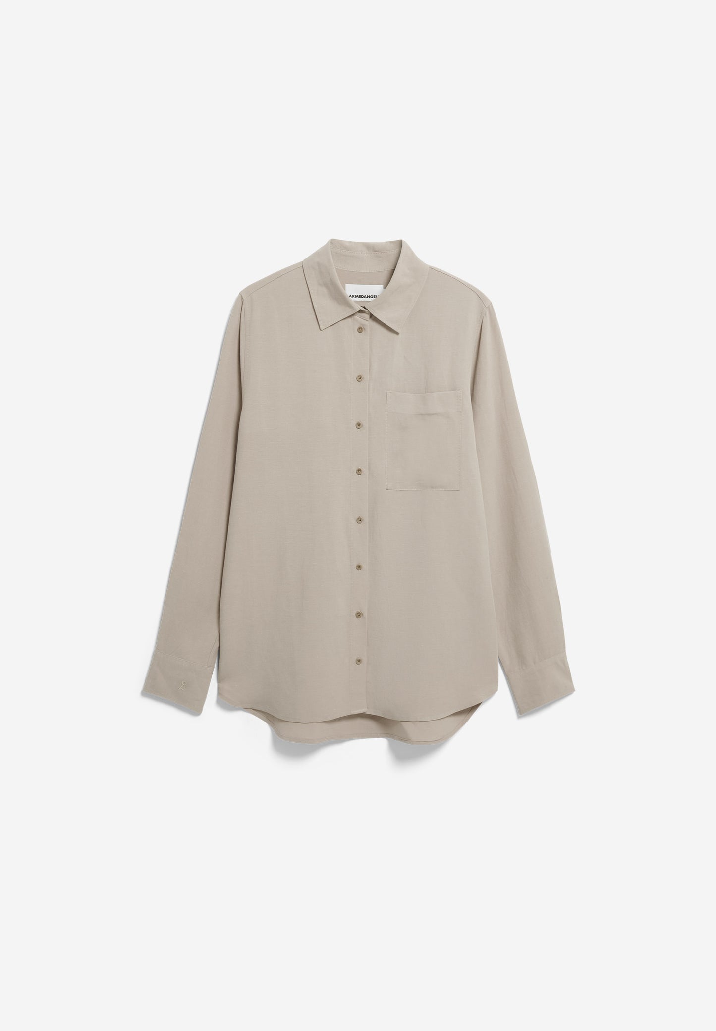 Linen Blend Shirt Blouse