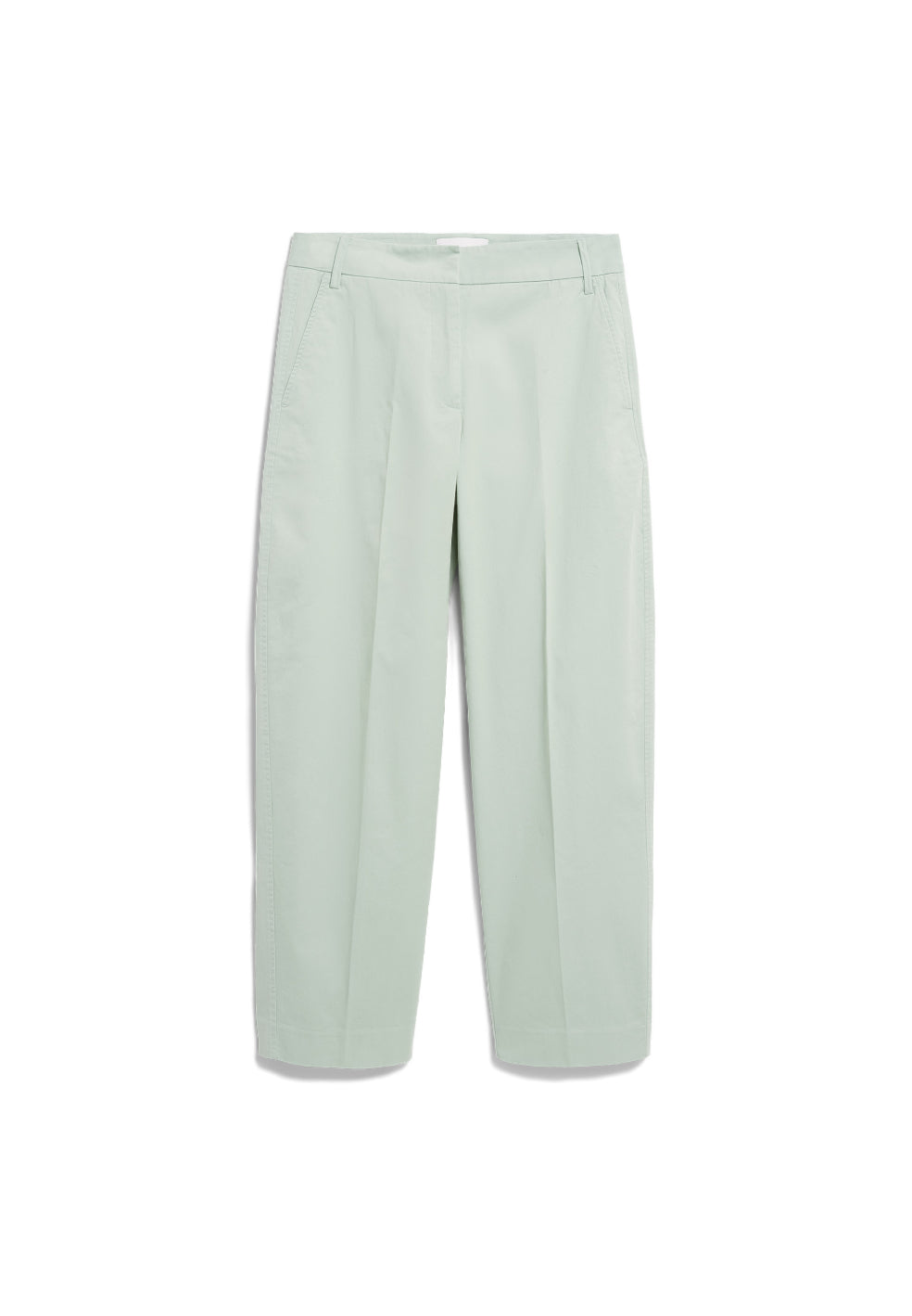 Barrel Leg Twill Pant