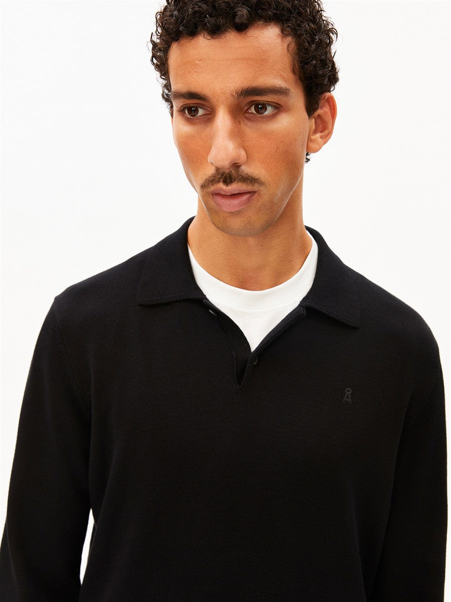 Longsleeve Knit Poloshirt