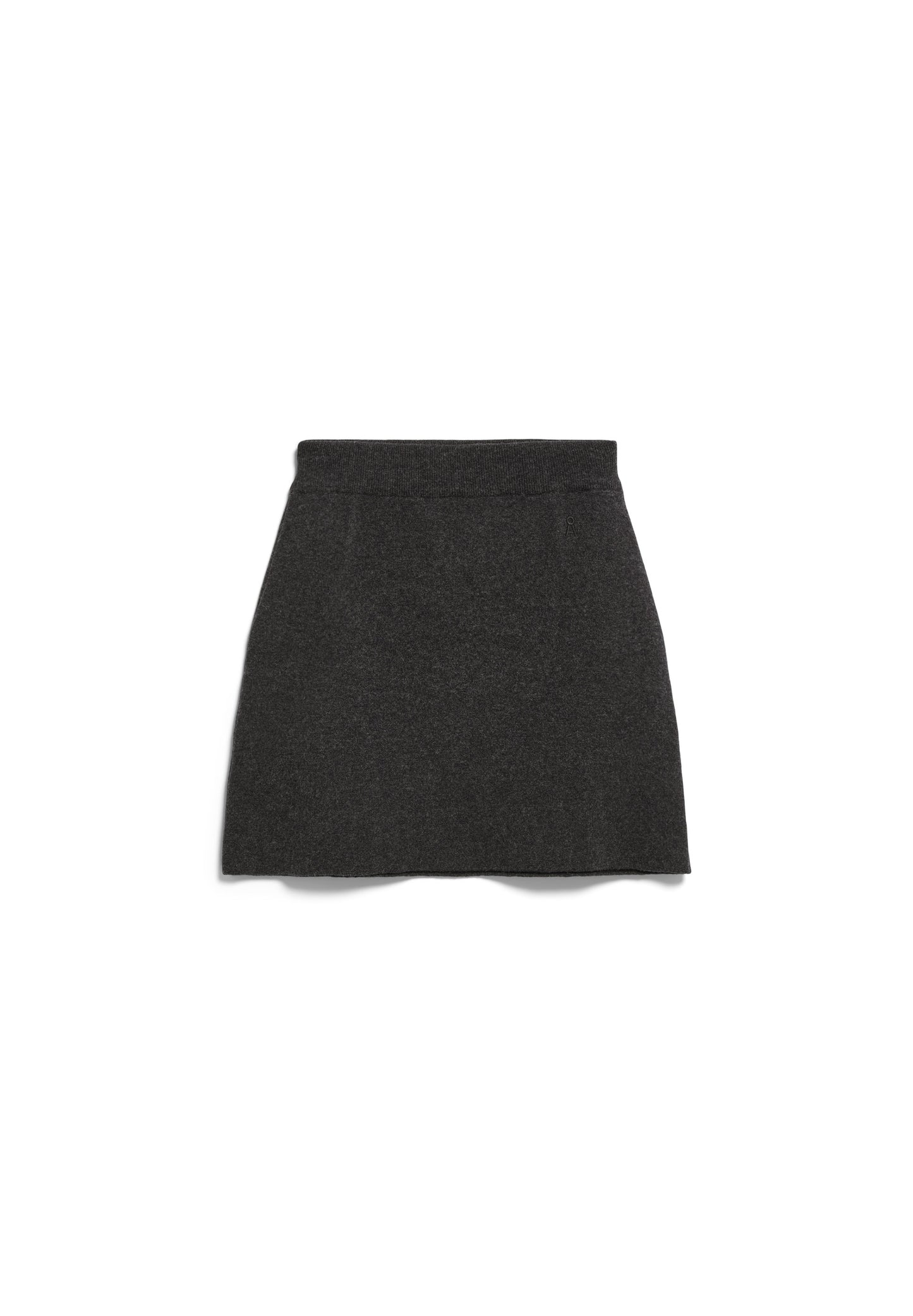 Cotton-Wool Mini Knit Skirt